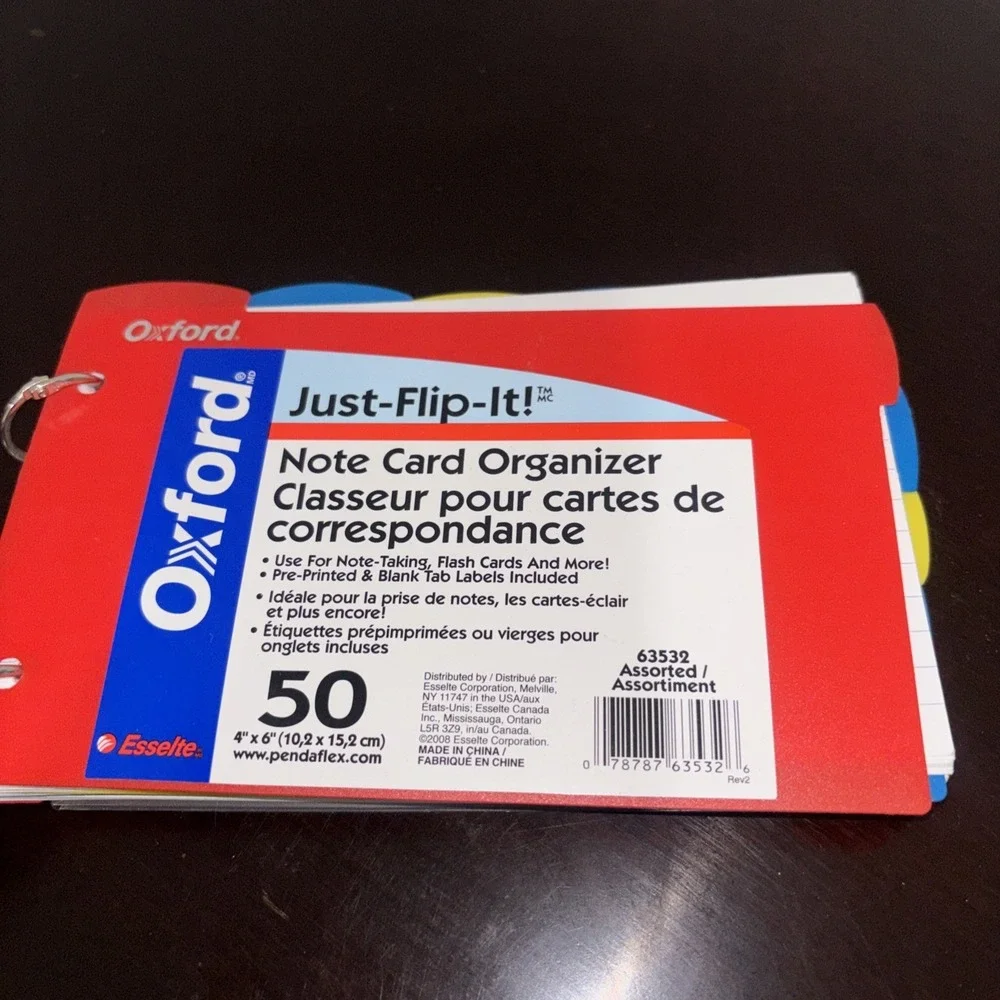 Oxford Just Flip It Card Organizer